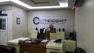 Firma Logosu Baskılı Motorlu Stor Perde